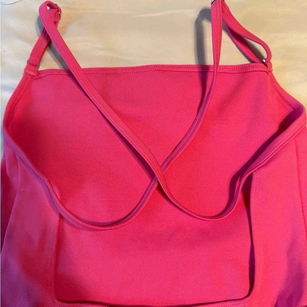 ALO Yoga Hot Pink One-Piece Swimsuit - Picture 3 of 7